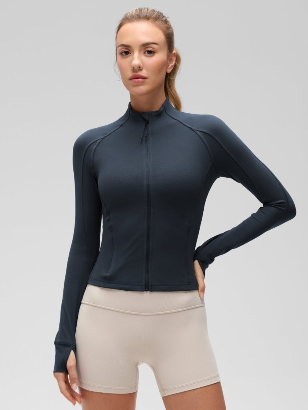 Butterluxe Waist Length Full Zip Jacket